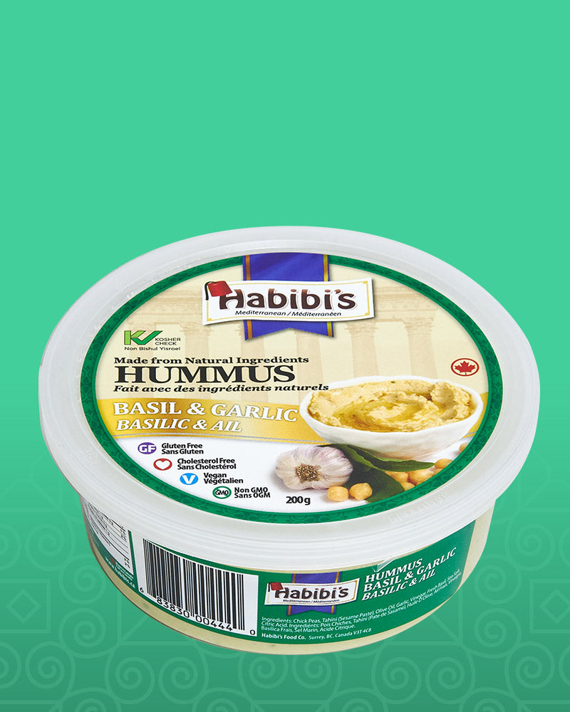 Habibi's Basil and Garlic Hummus (240g)