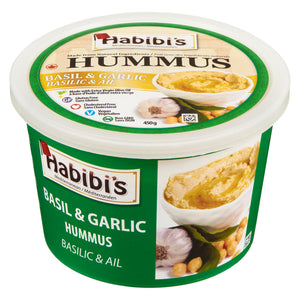 Habibi's Basil and Garlic Hummus (450g)