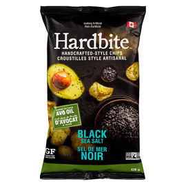 Hardbite Avocado Oil Black Sea Salt Chips (128g)
