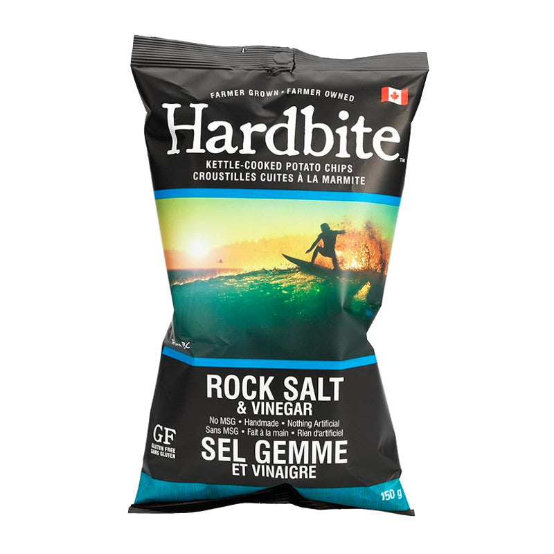 Hardbite Rock Salt & Vinegar Chips 150g