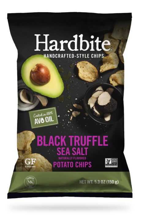 Hardbite Avocado Oil Black Truffle Sea Salt Chips 128g