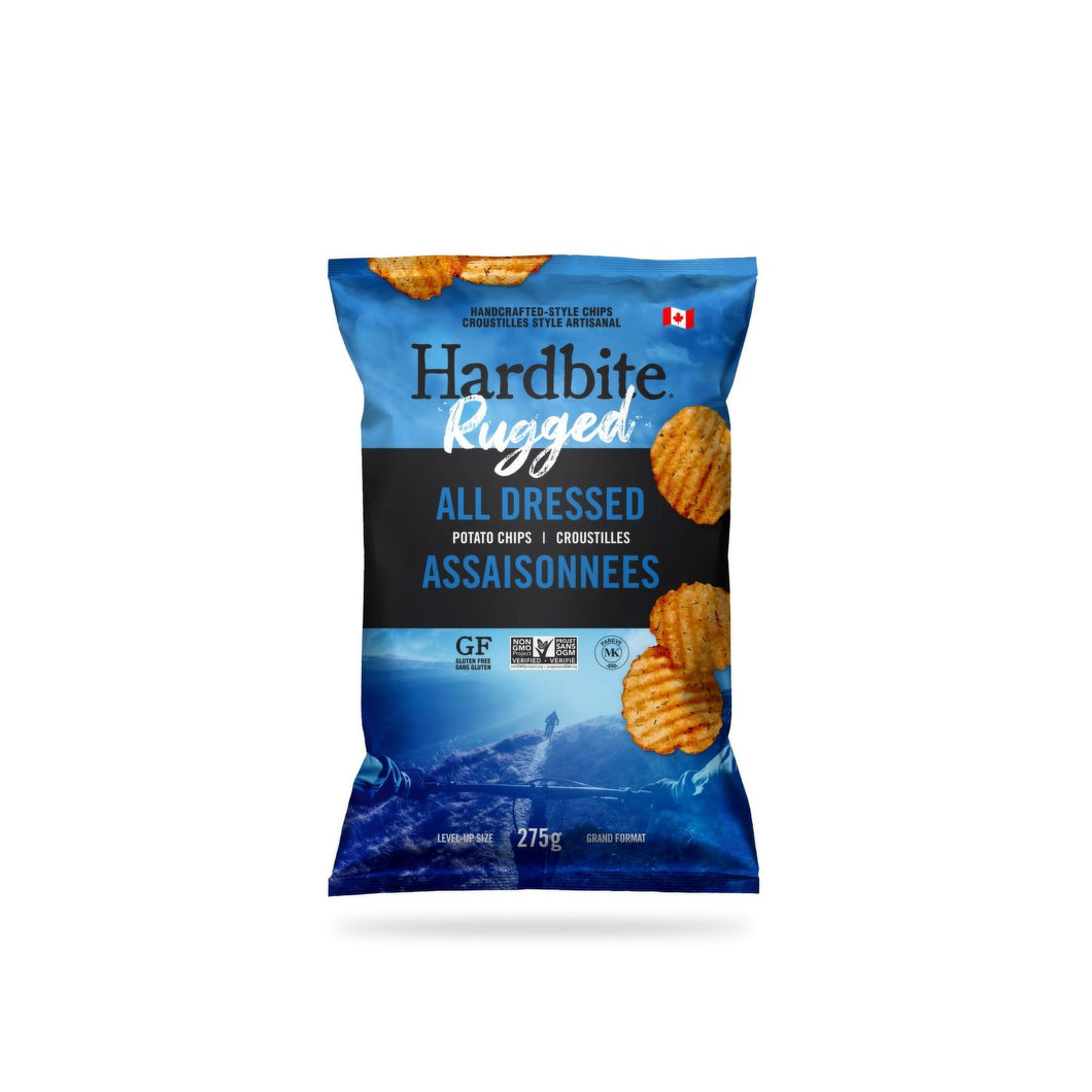 Hardbite Rugged All Dressed Chips 275g