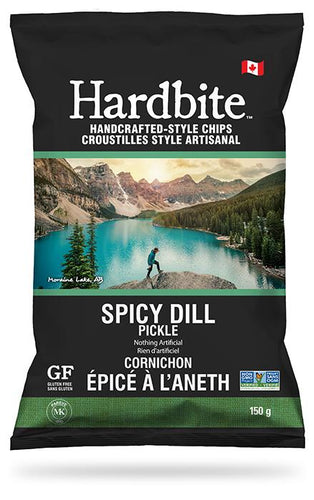 Hardbite Spicy Dill Pickle Chips 150g