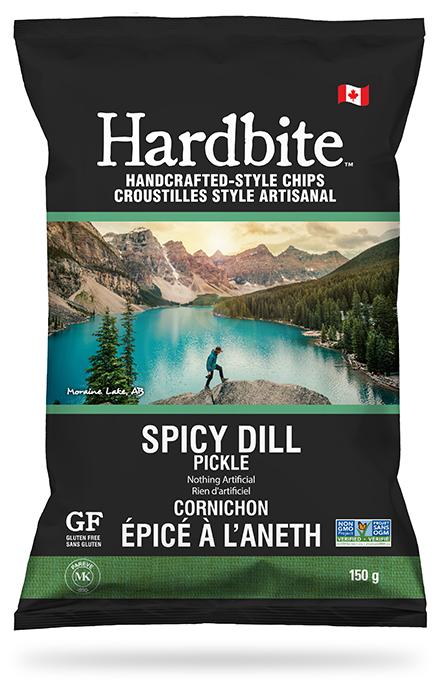 Hardbite Spicy Dill Pickle Chips 150g