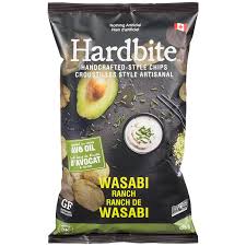 Hardbite Avocado Oil Wasabi Ranch Chips 128g