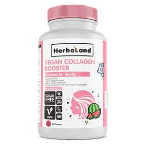 Herbaland Vegan Collagen Booster Gummies for Adults (90 Gummies)