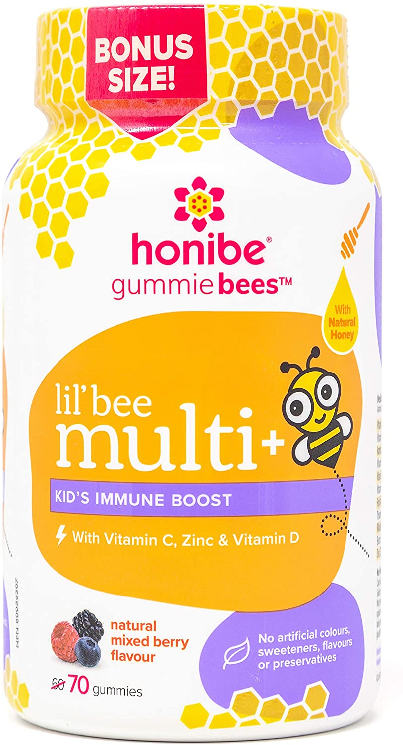 Honibe Kid's Multi + Immune Boost (70 Gummies)