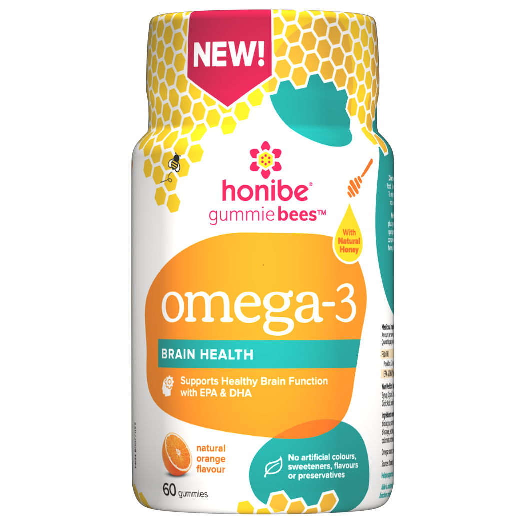 Honibe Omega-3 Gummies (60 Gummies)