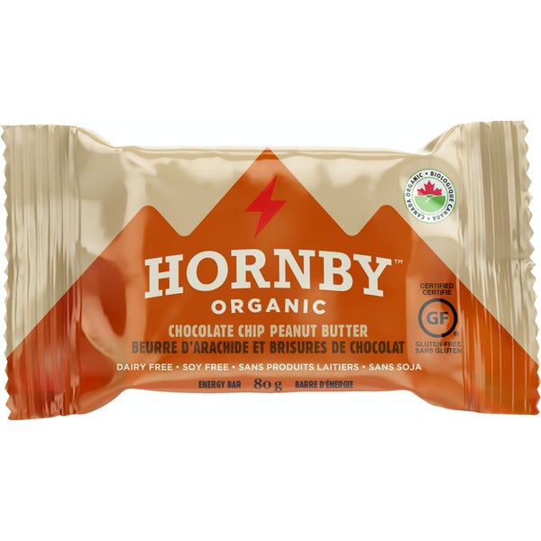 Hornby Organic Chocolate Chip Peanut Butter Bar (80g)