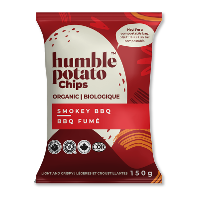 Humble Potato Chips Organic Smokey BBQ (135g)