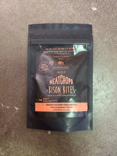 MeatChops Grass-Fed Bison Bites (70g)