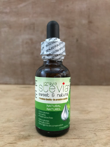 Crave Stevia Natural Liquid Drops (30ml)