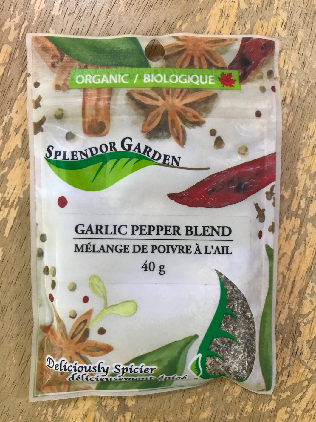 Splendor Garden Garlic Pepper Blend (40g)