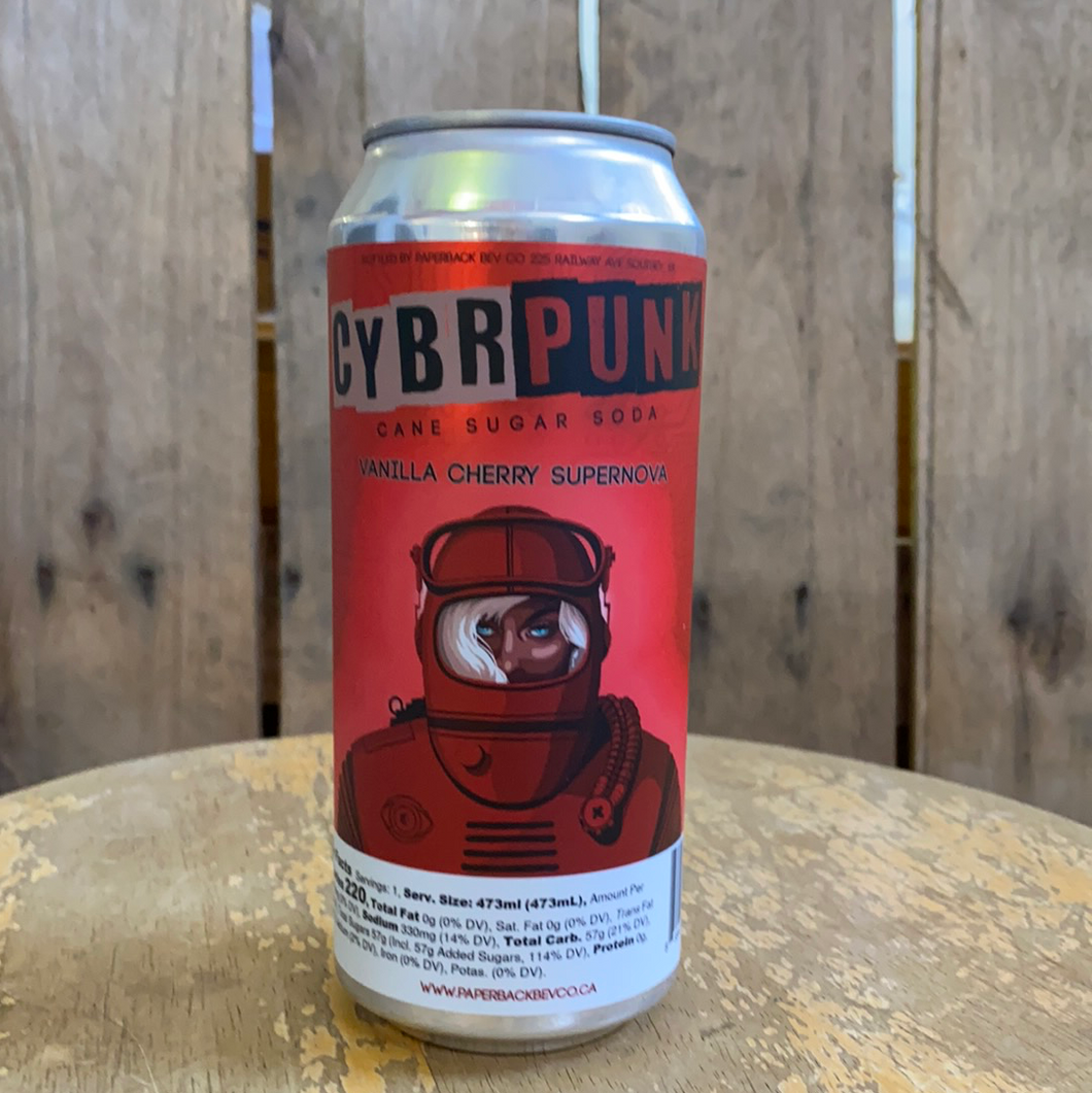 CYBRPUNK Vanilla Cherry Soda 473ml