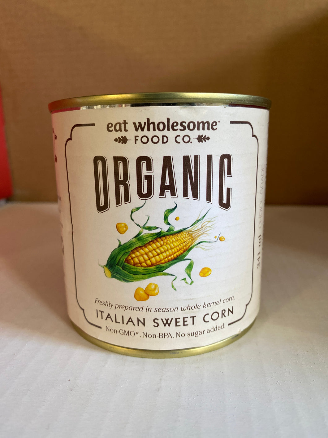 Eat Wholesome Organic Sweet Corn (341ml)