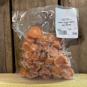 Organic Carrots (Sliced) Stir Fry Ready - Made In-Store (1lb)