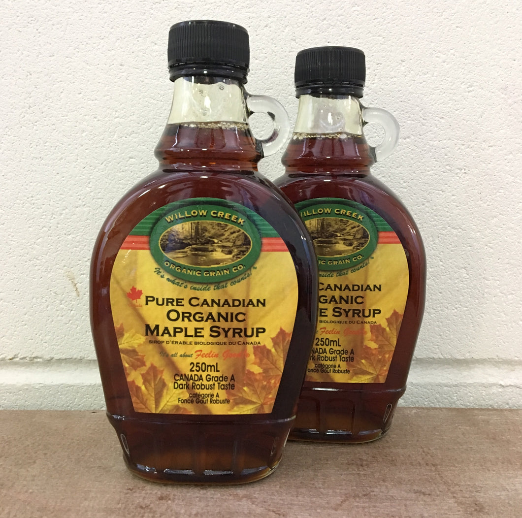 Willow Creek Organic Maple Syrup (250ml)
