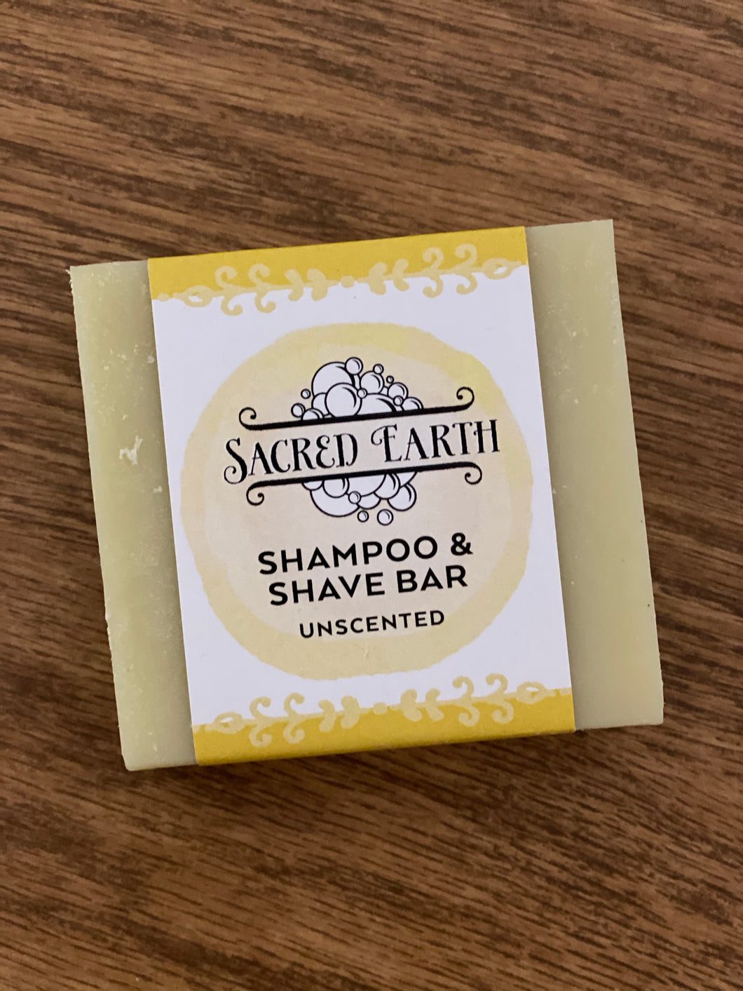 Sacred Earth Shampoo & Shave Bar Unscented