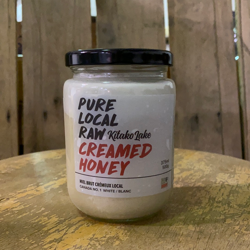 Kitako Lake Pure Raw Creamed Honey (375ml)