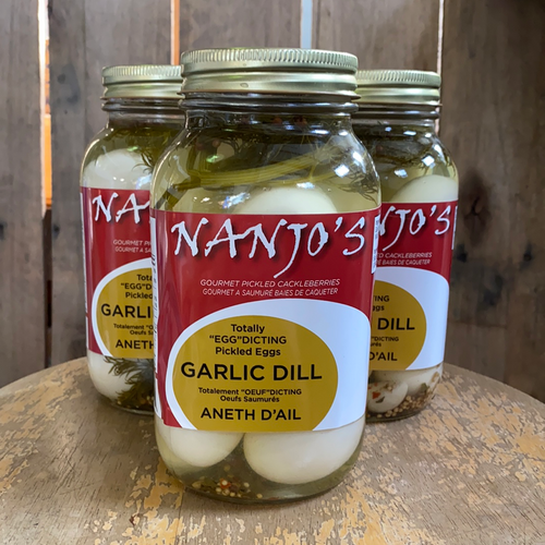 Nanjo's Gourmet Pickled Eggs Garlic Dill (1L)