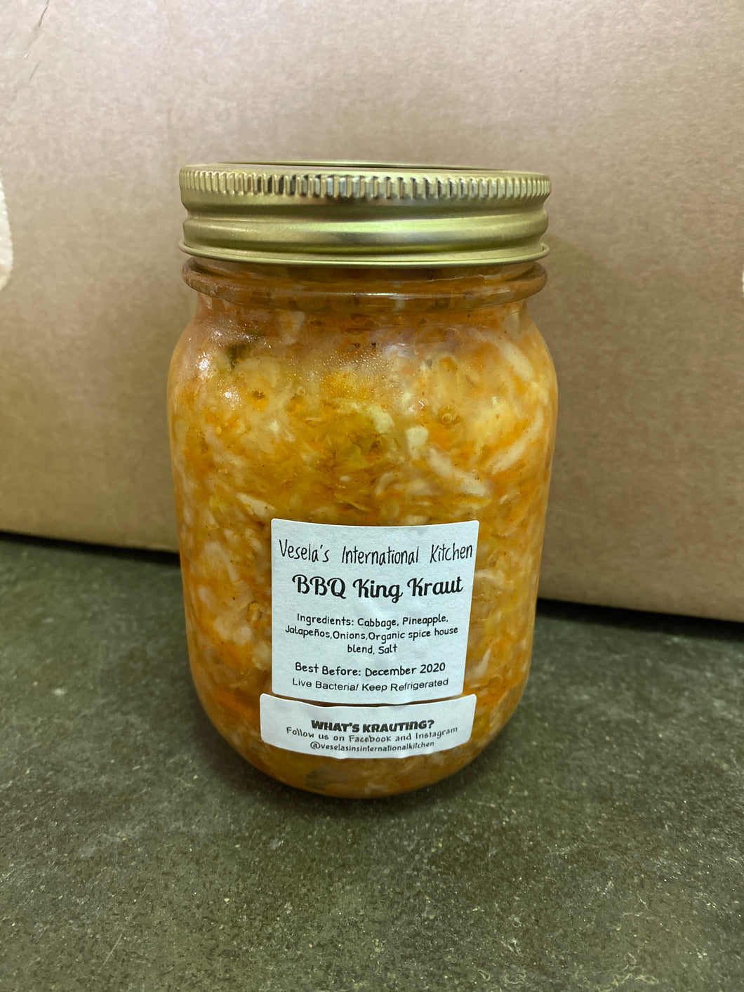 Vesela's BBQ King Kraut (500ml)
