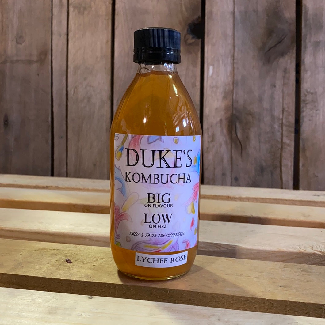 Duke's Kombucha Lychee Rose (330ml)