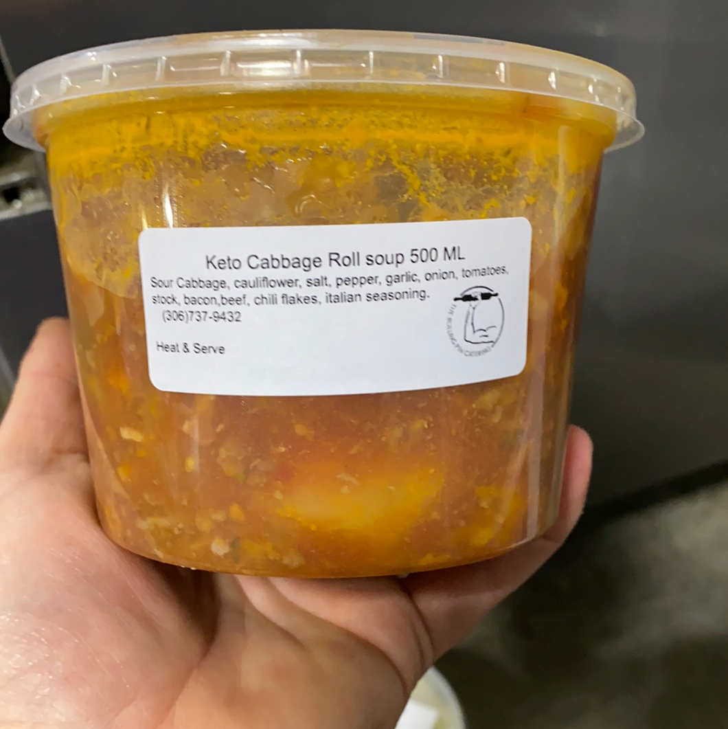 Keto creations Keto Cabbage roll soup