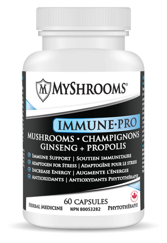 MyShrooms Immune-Pro Mushrooms + Ginseng (60 Capsules)
