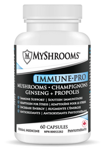 MyShrooms Immune-Pro Mushrooms + Ginseng (60 Capsules)