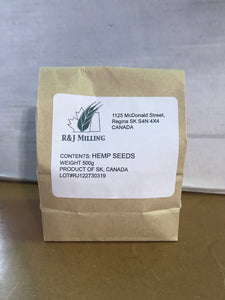 R&J Milling Hemp Seeds (500g)
