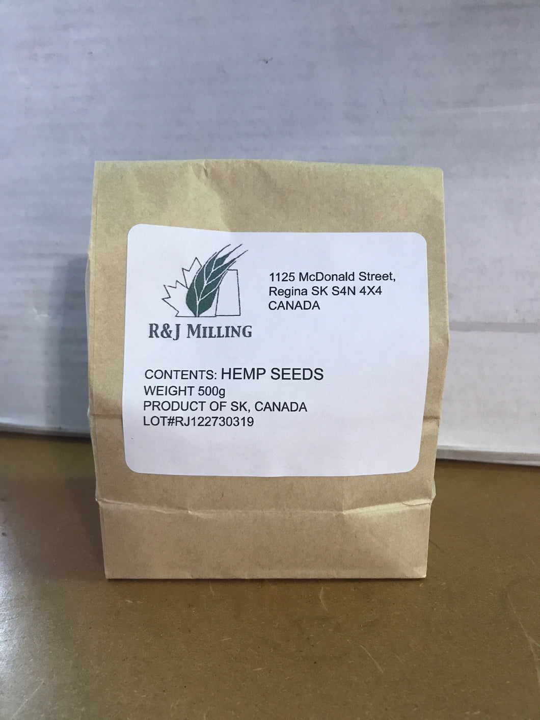 R&J Milling Hemp Seeds (500g)