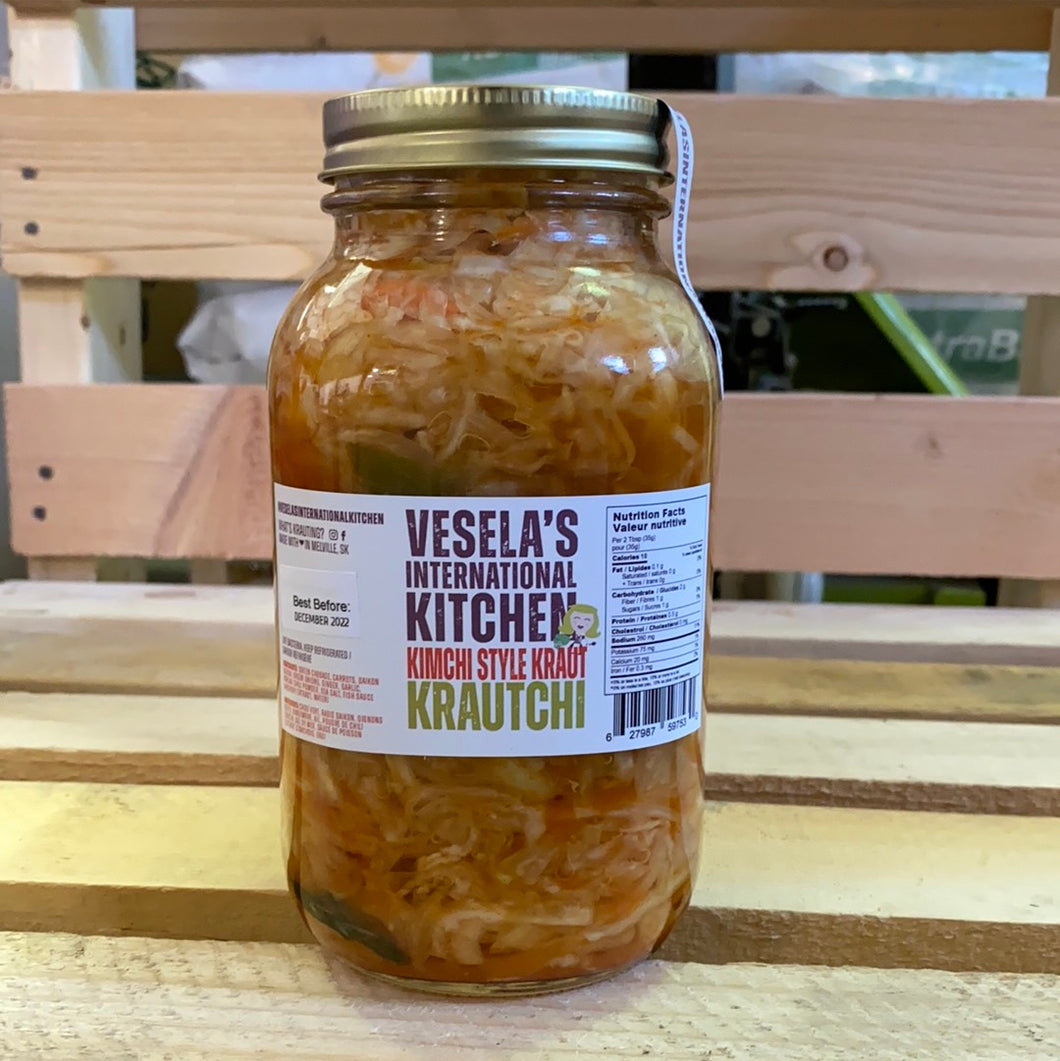 Vesela's Krautchi - Kimchi Style Kraut (1L)