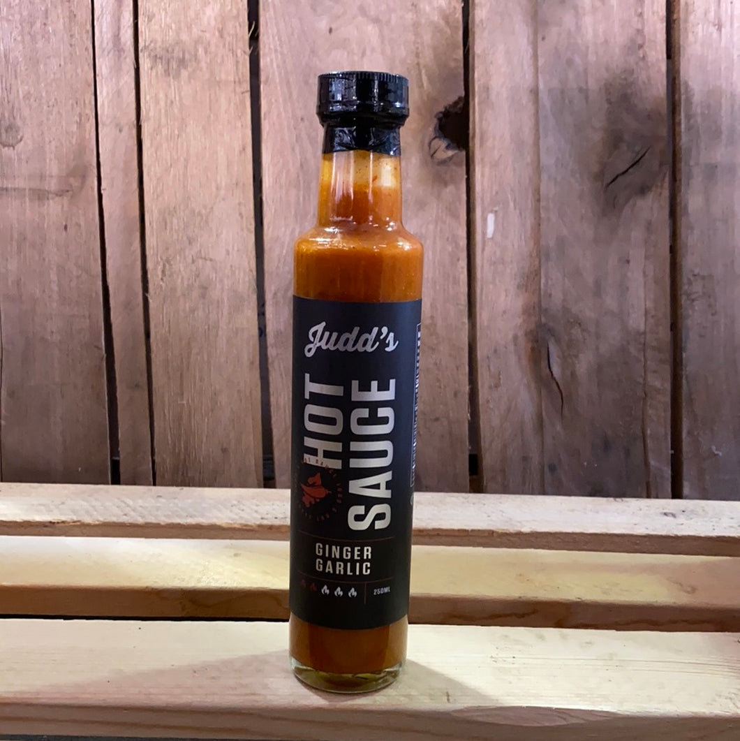 Judd's Hot Sauce Ginger Garlic (250ml)