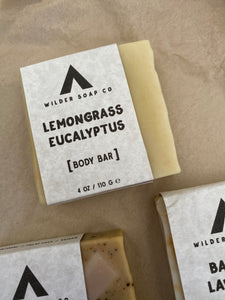 Wilder Soap Co. Lemongrass Eucalyptus Body Bar (4oz.)