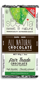 Crave Stevia Dark Chocolate Bar (85g)