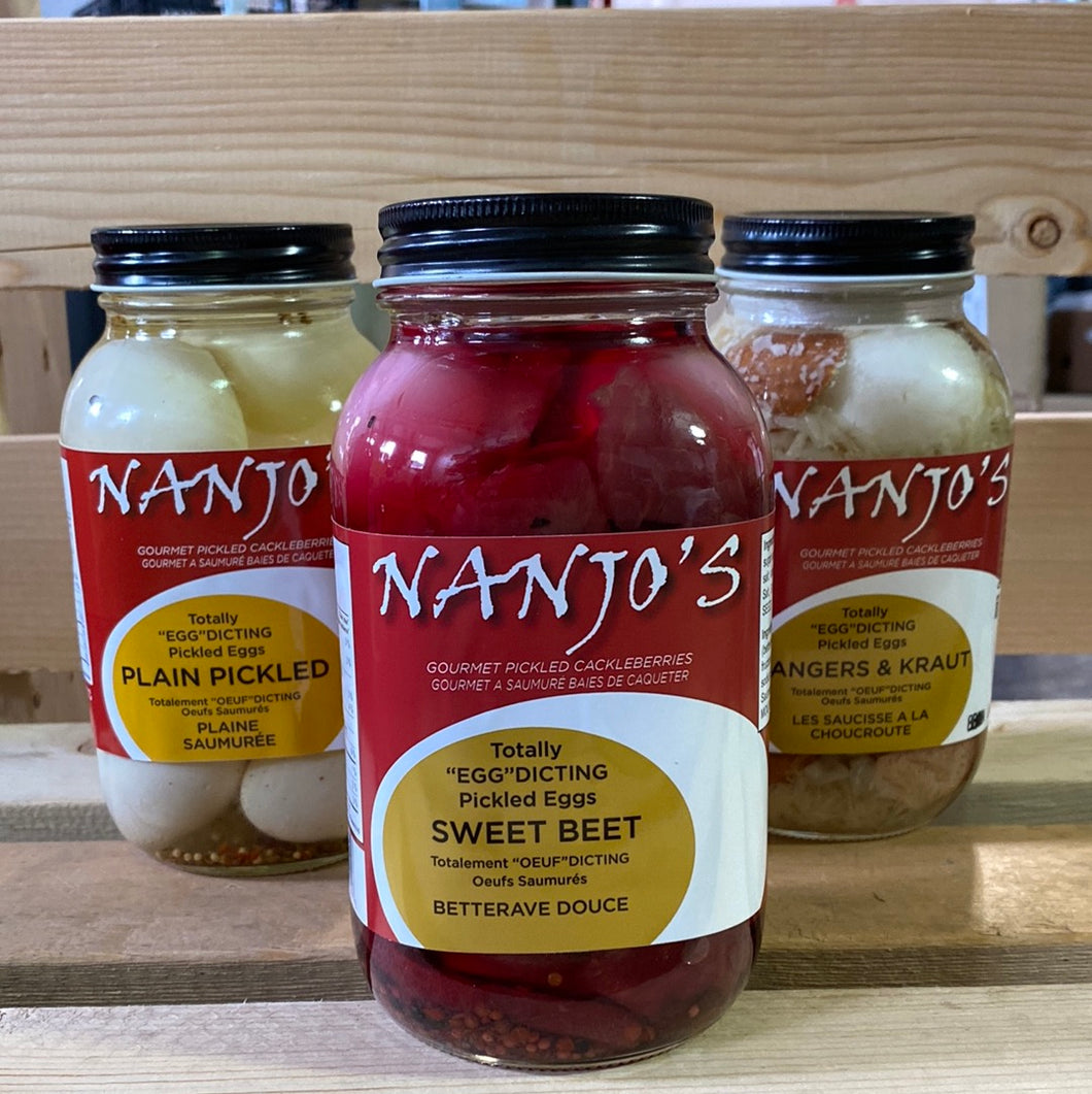 Nanjo's Gourmet Pickled Eggs Sweet Beet (1L)