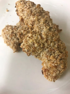 Keto creations nut crusted Chicken fingers