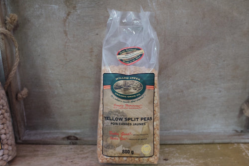 Willow Creek Organic Yellow Split Peas (800g)