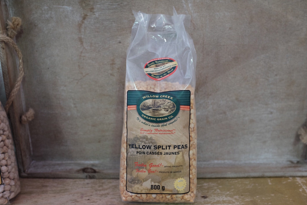 Willow Creek Organic Yellow Split Peas (800g)
