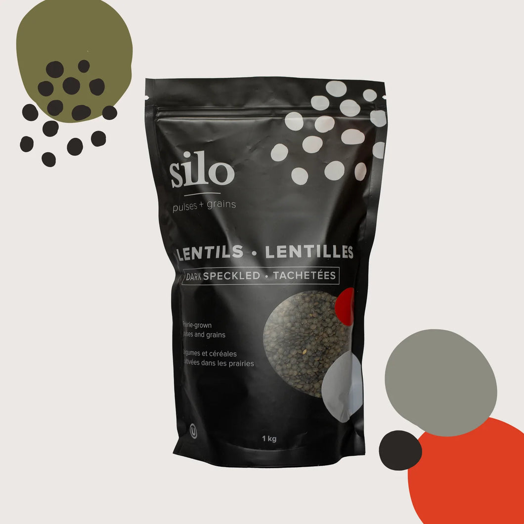Silo Dark Speckled Lentils (1kg)