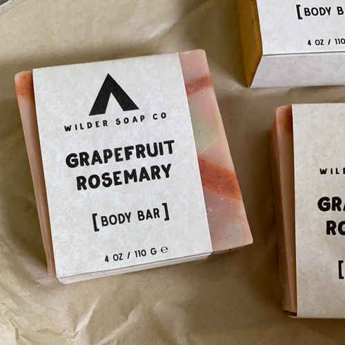 Wilder Soap Co. Grapefruit Rosemary Body Bar (4oz.)