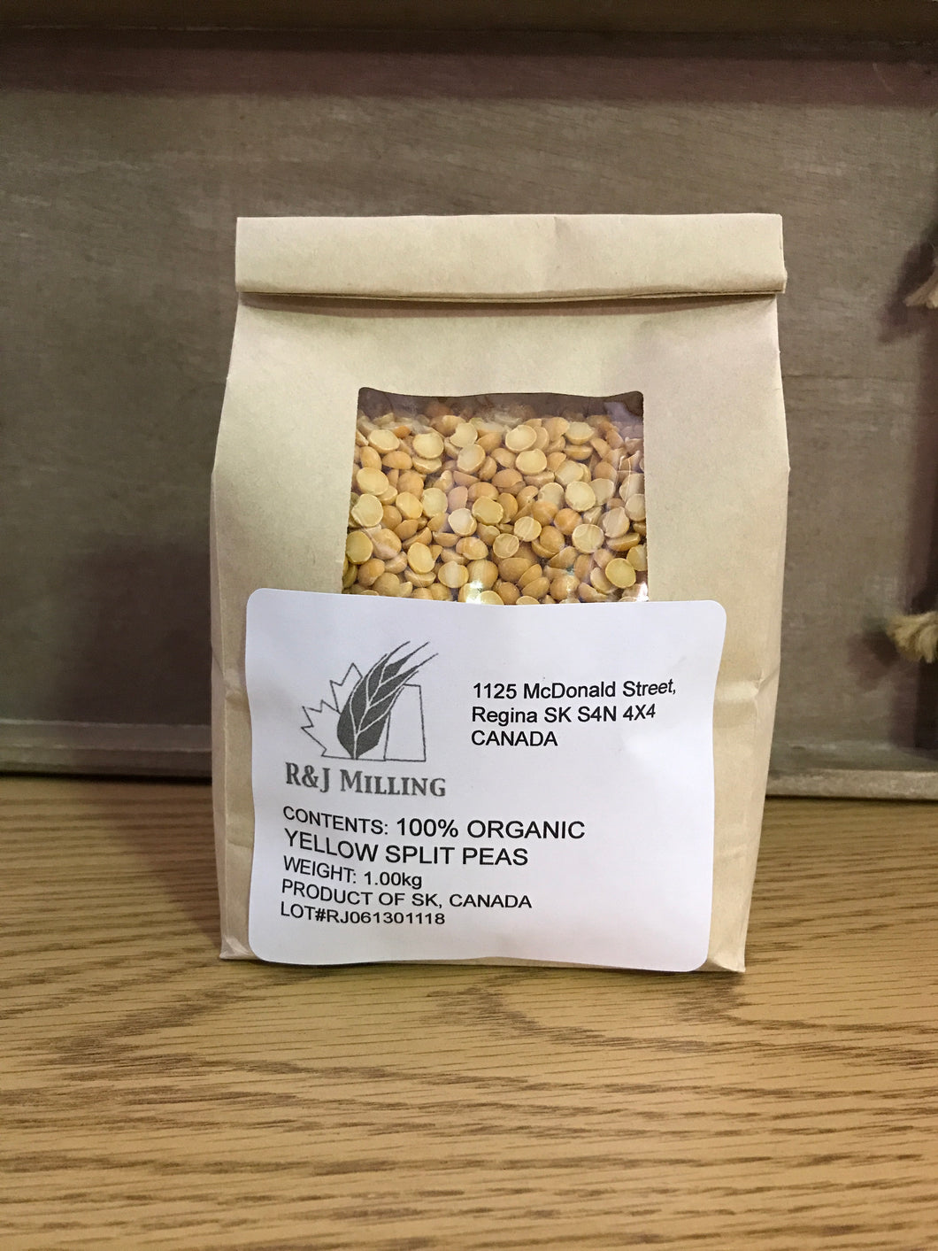 R&J Milling Split Peas (1kg)