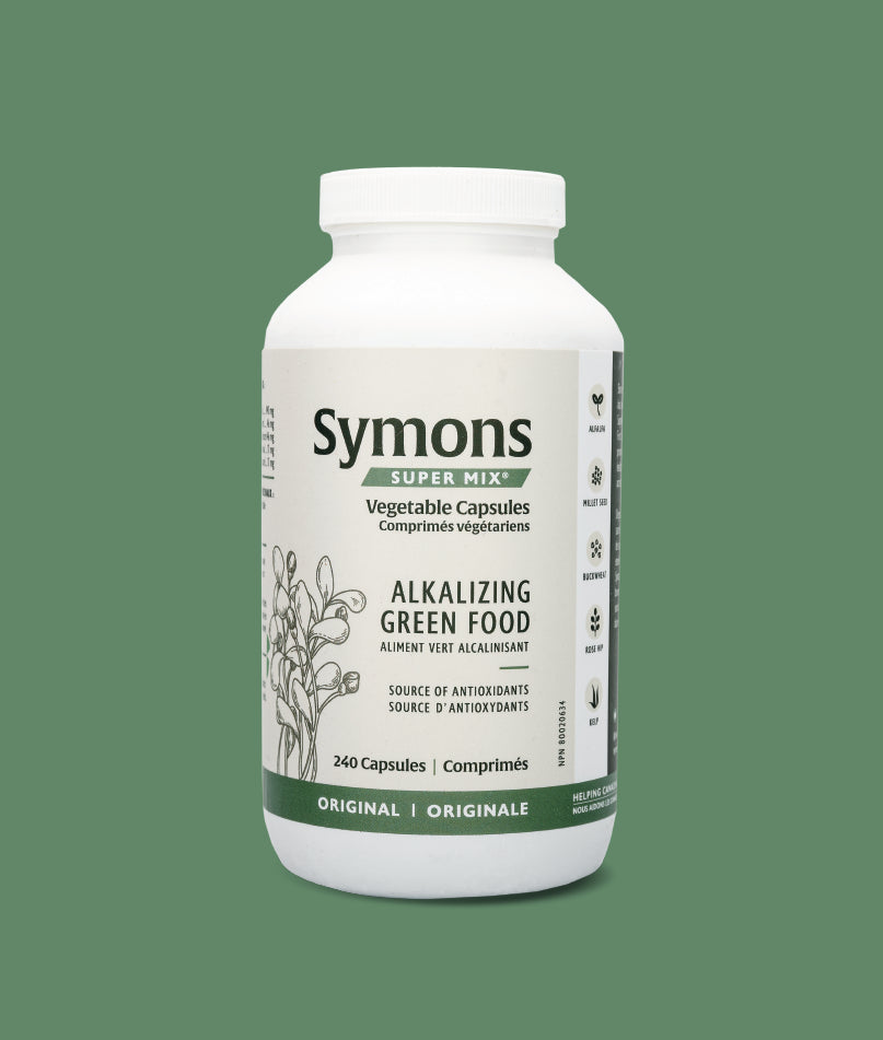 Symons Super Mix Alkalizing Green Food (240 Capsules)