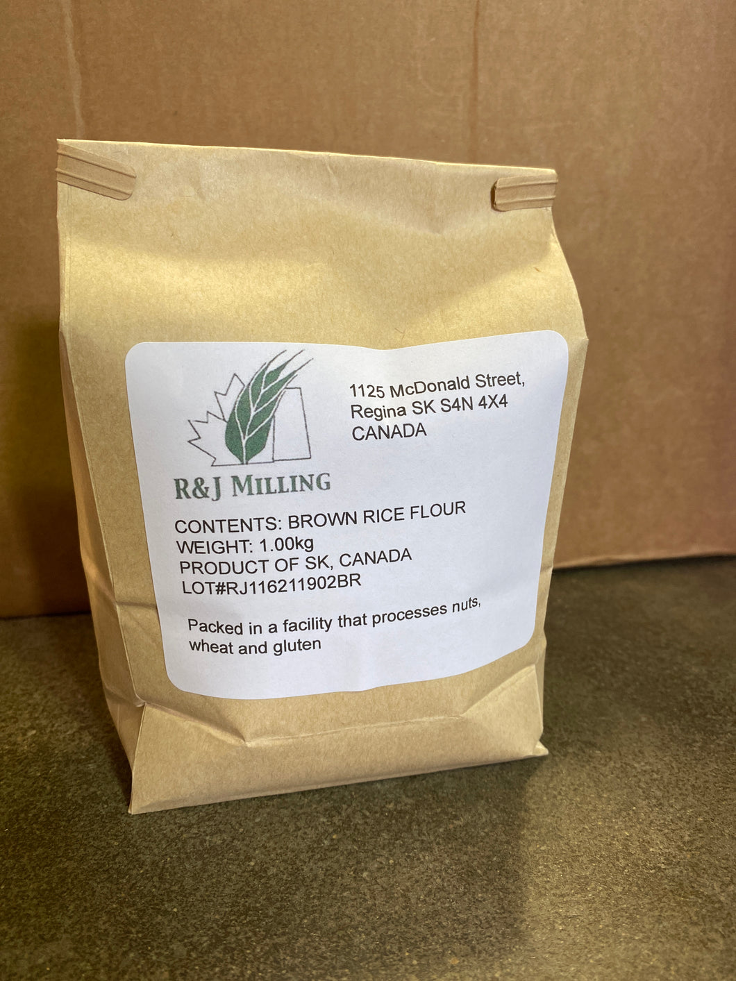 R&J Milling Brown Rice Flour (1kg)