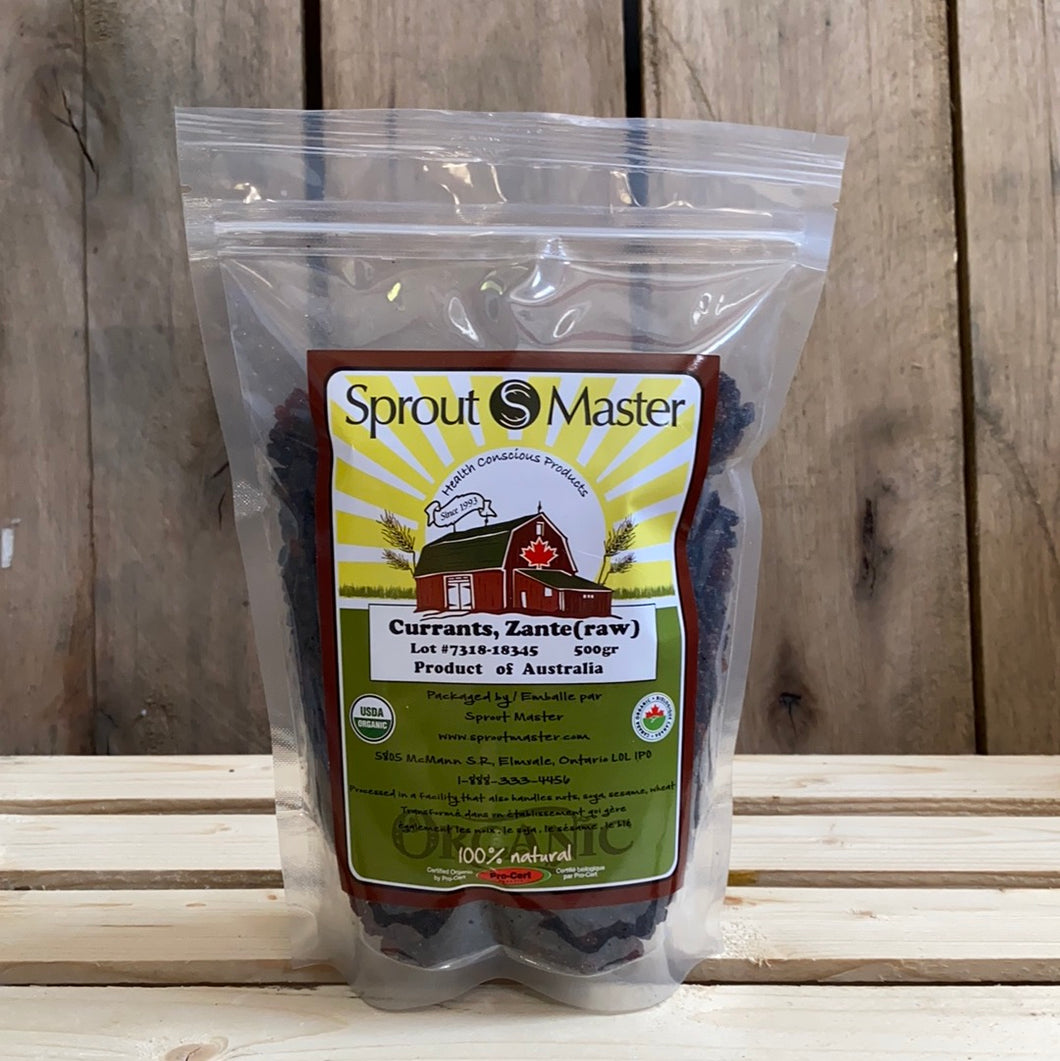 Sprout Master Raw Currants, Zante (500g)