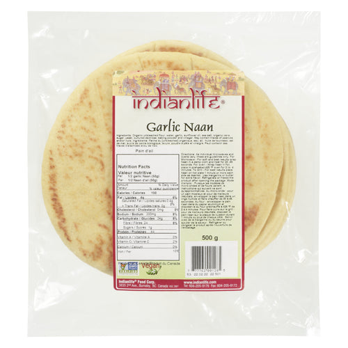 IndianLife Garlic Naan Bread (500g)