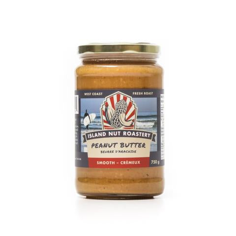 Island Nut Roastery Smooth Peanut Butter (750g)