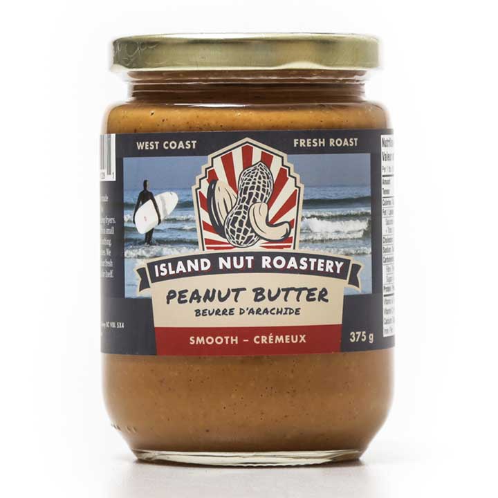 Island Nut Roastery Smooth Peanut Butter (375g)