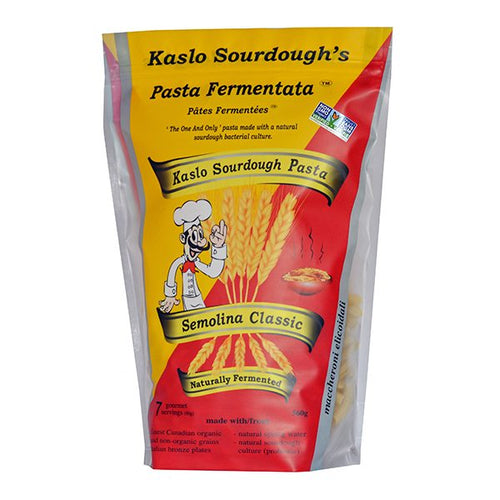 Kaslo Sourdough Semolina Classic Maccheroni Elicoidali Pasta (454g)