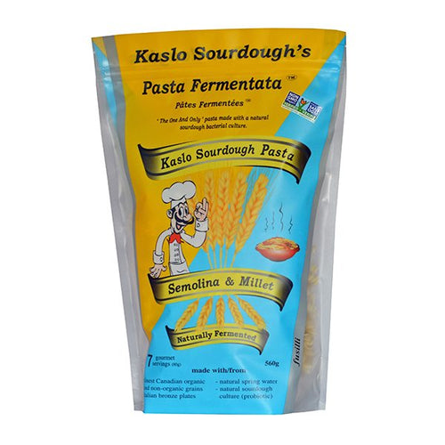 Kaslo Sourdough Semolina & Millet Fusilli Pasta (454g)